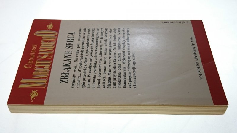 OPOWIEŚCI MARGIT SANDEMO TOM 9 ZBŁĄKANE SERCA 1996