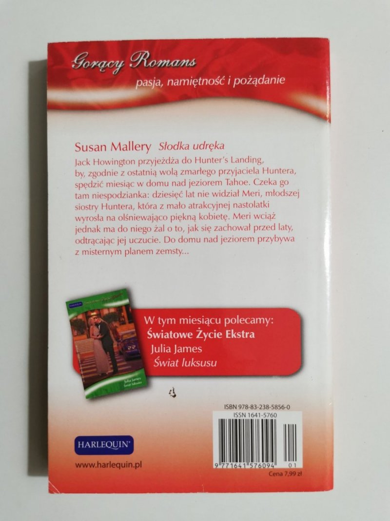 SŁODKA UDRĘKA - Susan Mallery 2009