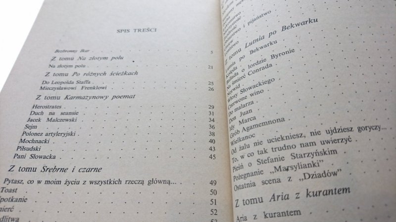 POEZJE - Jan Lechoń 1989
