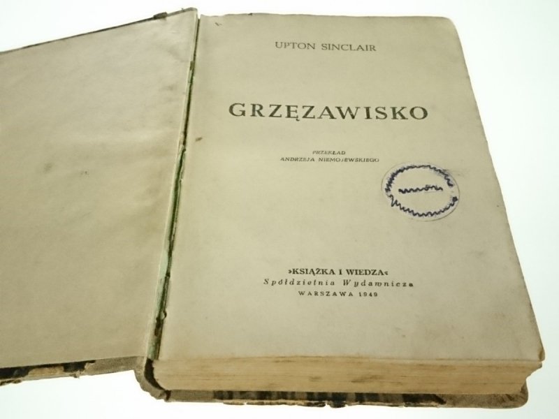 GRZĘZAWISKO - Upton Sinclair 1949