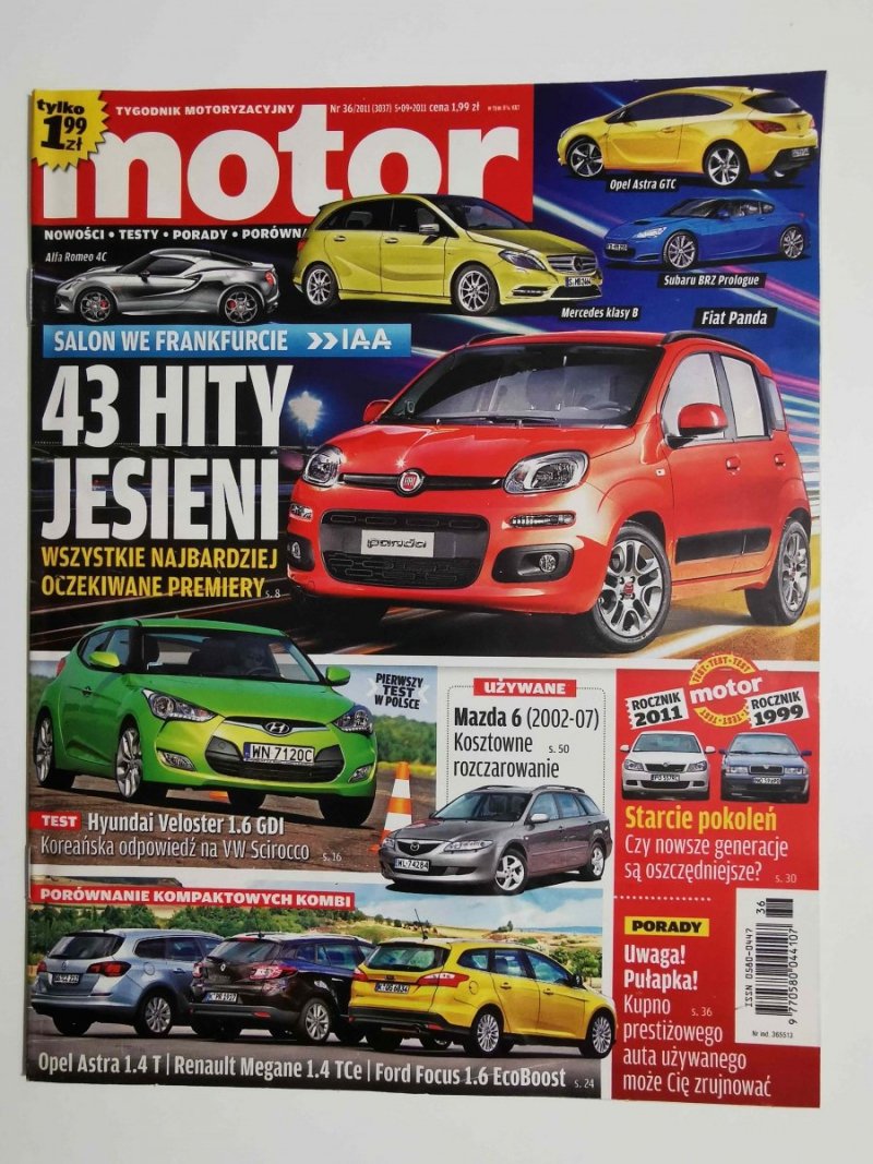 MOTOR NR 36/2011 (3037)