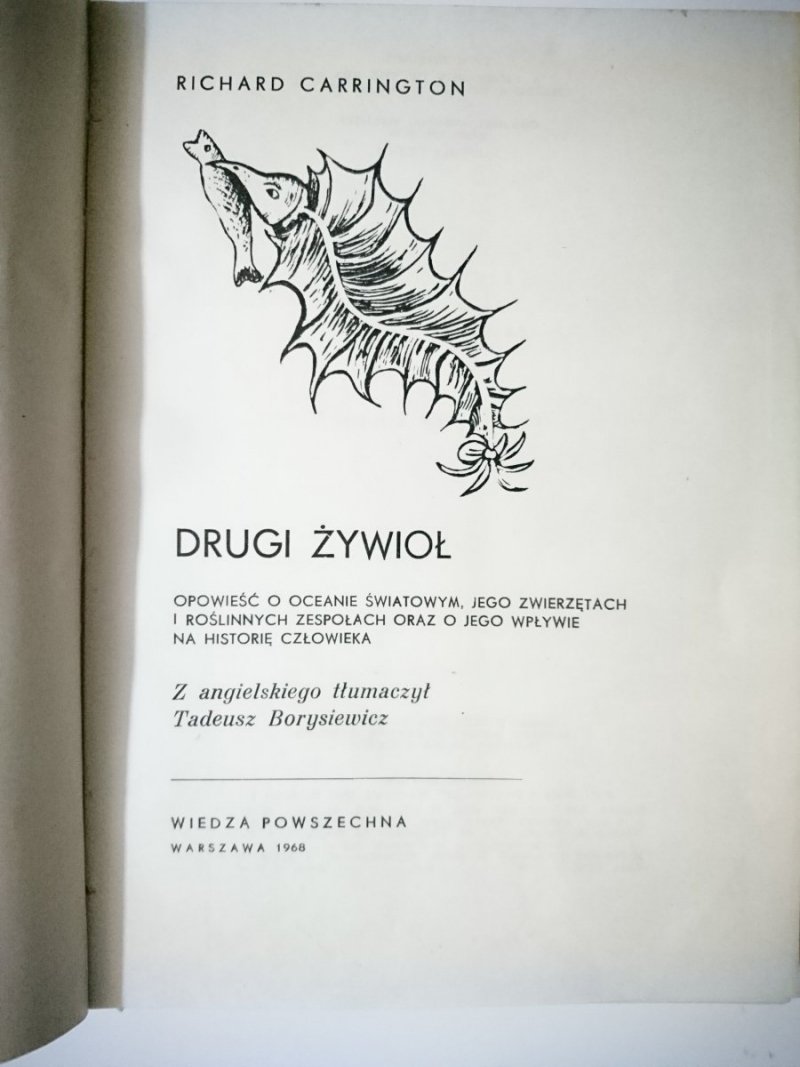 DRUGI ŻYWIOŁ - Richard Carrington 1968