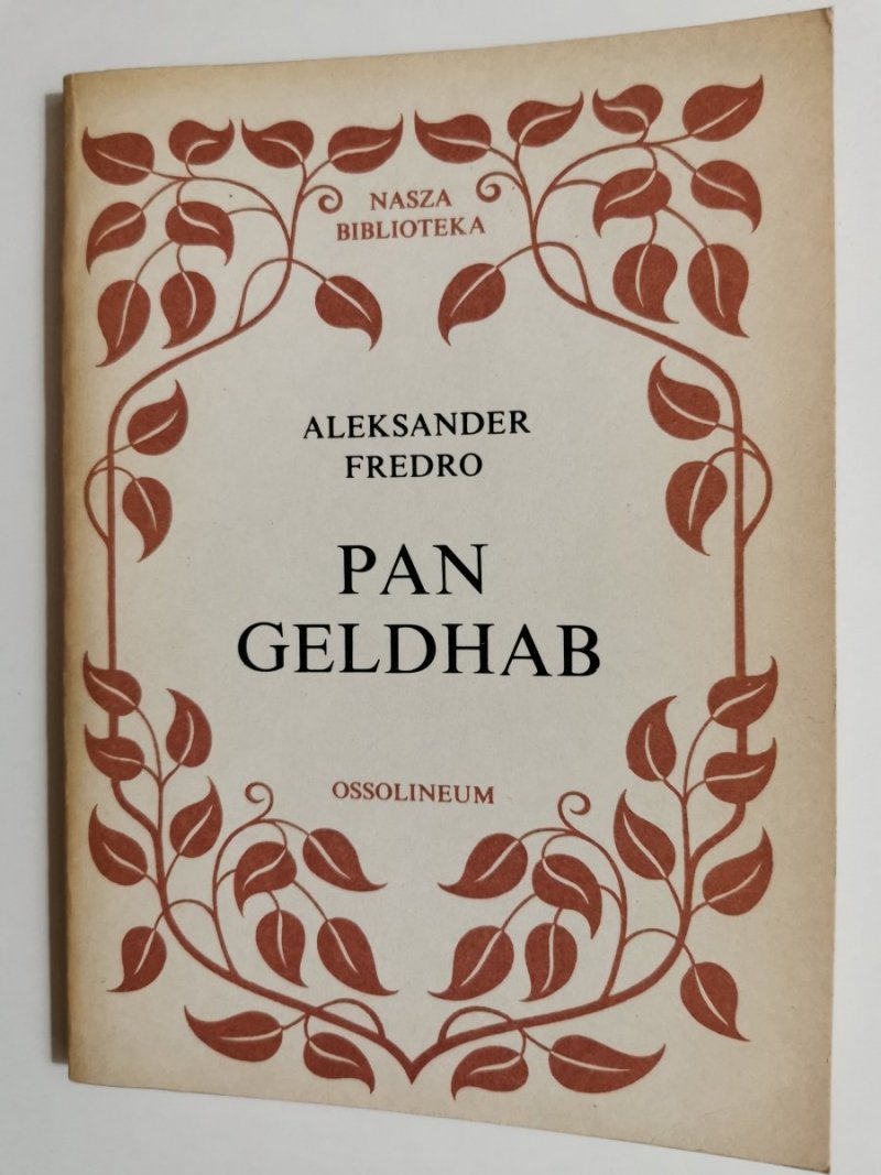PAN GELDHAB - Aleksander Fredro 1984