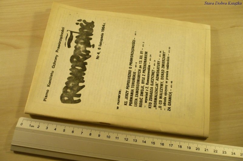 SOLIDARNOŚĆ NR 4, 6 LISTOPADA 1984