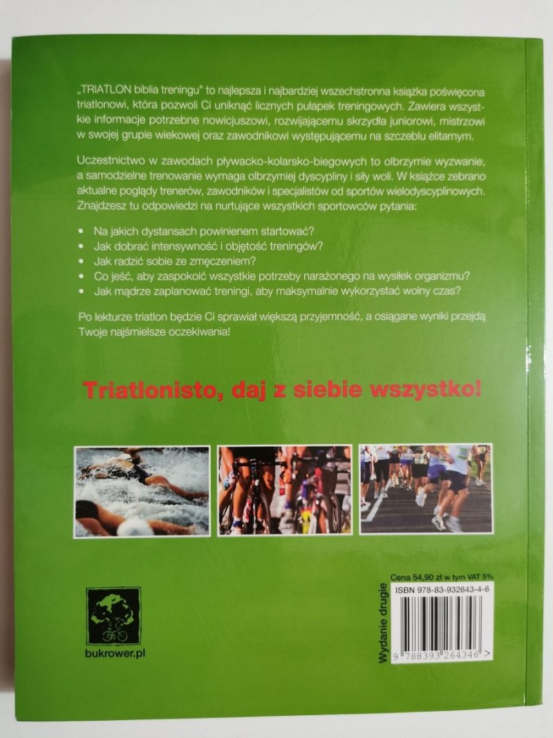 TRIATLON. BIBLIA TRENINGU - Joe Friel 2012