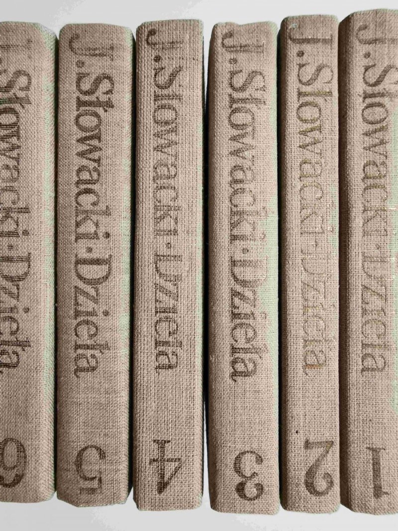 DZIEŁA WYBRANE TOMY 1-6 - Juliusz Słowacki 1979