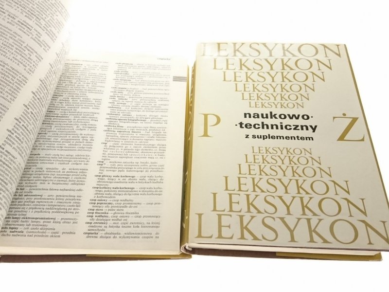 LEKSYKON NAUKOWO-TECHNICZNY Z SUPLEMENTEM A-Ż 1989