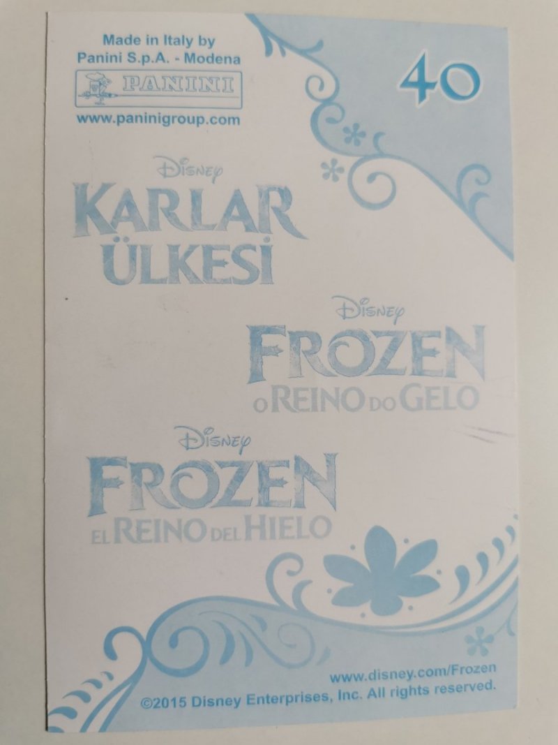 FROZEN. KARTA NR. 40