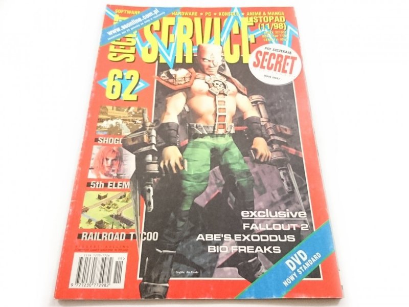 SECRET SERVICE NR 62 LISTOPAD (11/98)