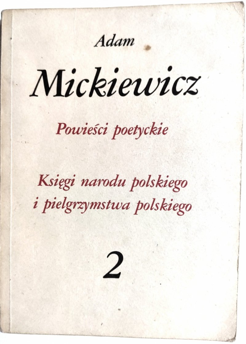 POWIEŚCI POETYCKIE - Adam Mickiewicz