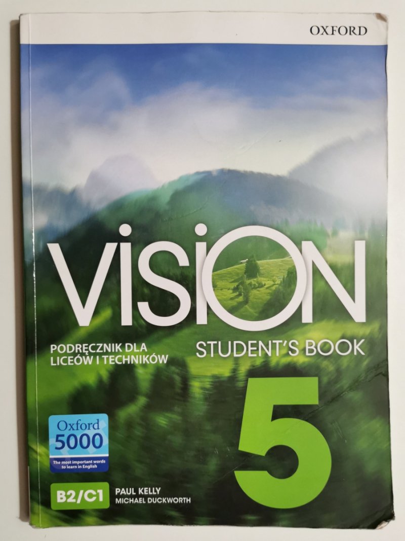 VISION 5 PODRĘCZNIK B2/C1 - Paul Kelly
