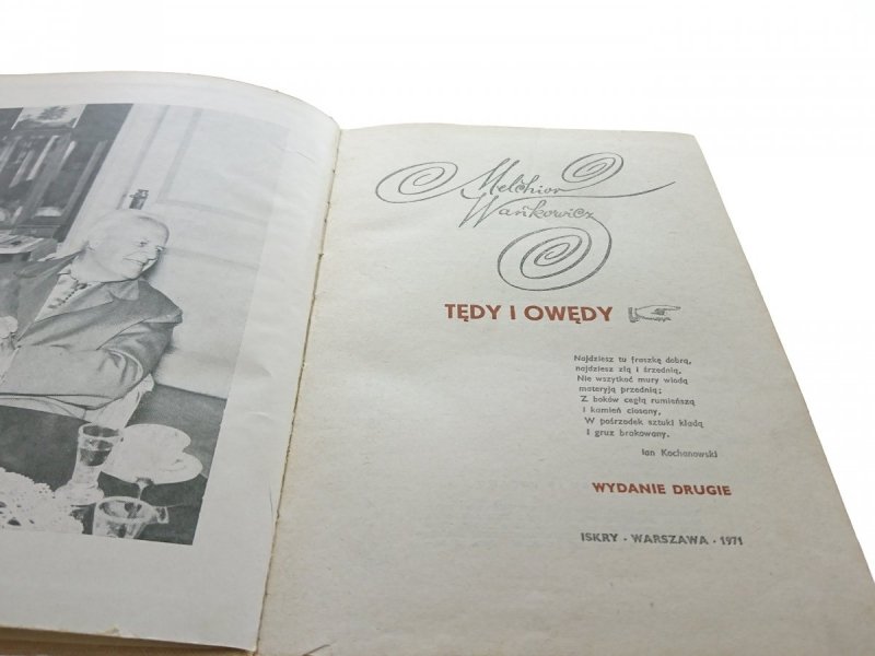 TĘDY I OWĘDY - Melchior Wańkowicz 1971