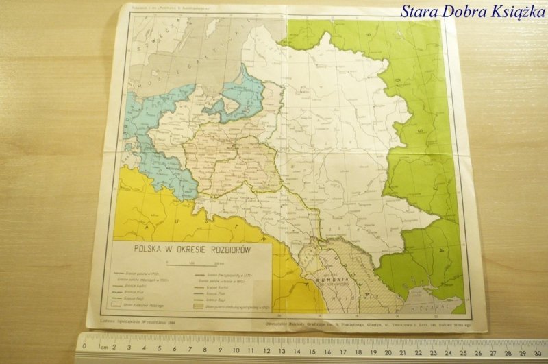 POLSKA W OKRESIE ROZBIORÓW. MAPA