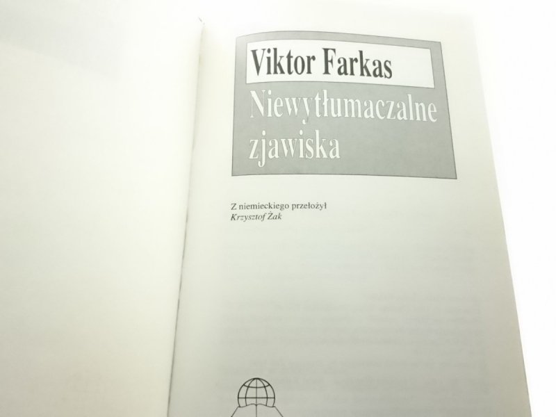 NIEWYTŁUMACZALNE ZJAWISKA - Viktor Farkas 1994