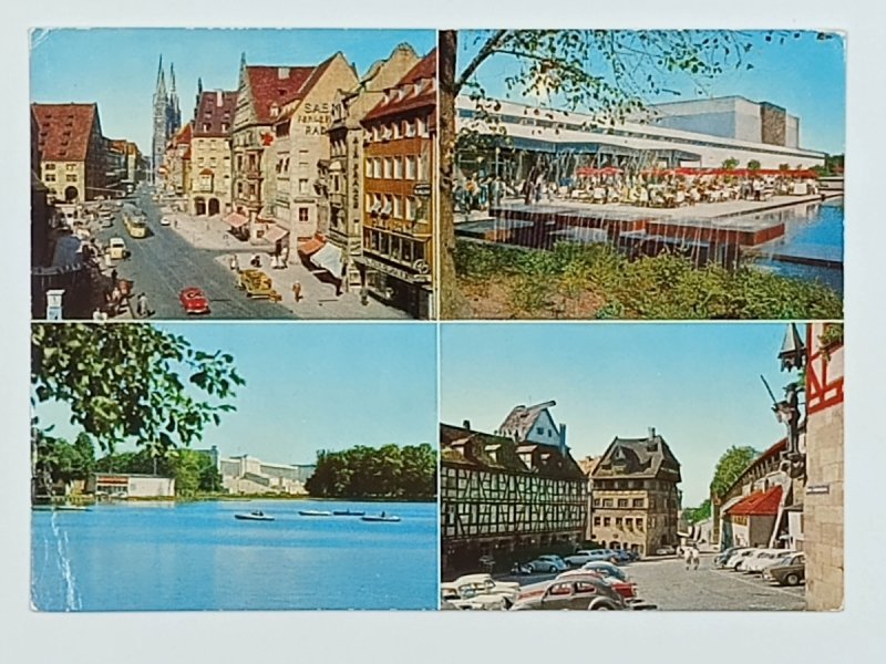 NURNBERG MEISTERSINGERHALLE KOLAŻ 4 ZDJĘCIA