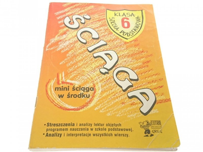 ŚCIĄGA. KLASA 6 SZKOŁA PODSTAWOWA 1999