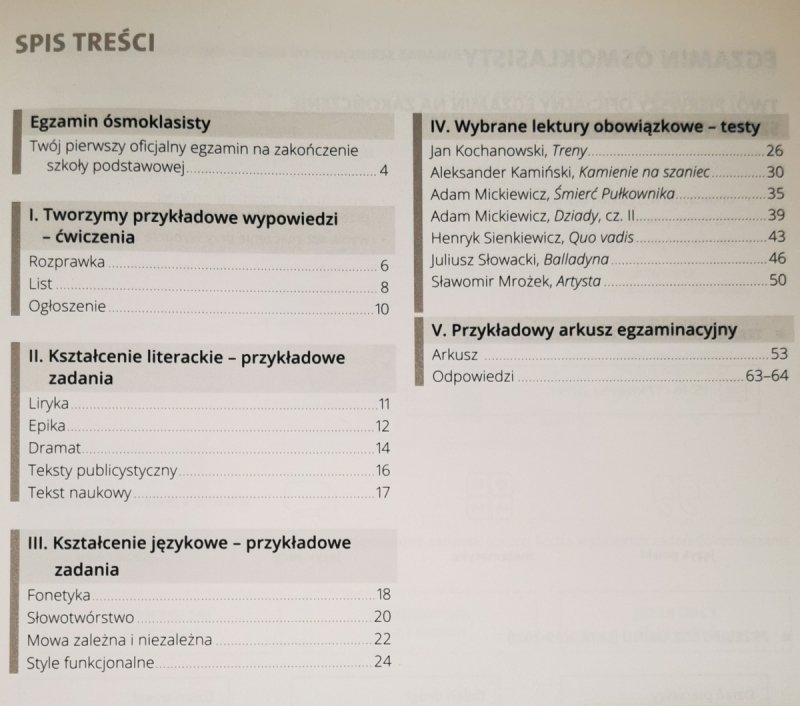 TAK, ZDAM! EGZAMIN ÓSMOKLASISTY JĘZYK POLSKI - Ewa Frączek