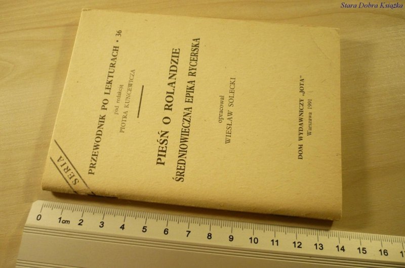PIEŚŃ O ROLANDZIE - Wiesław Solecki (1991)
