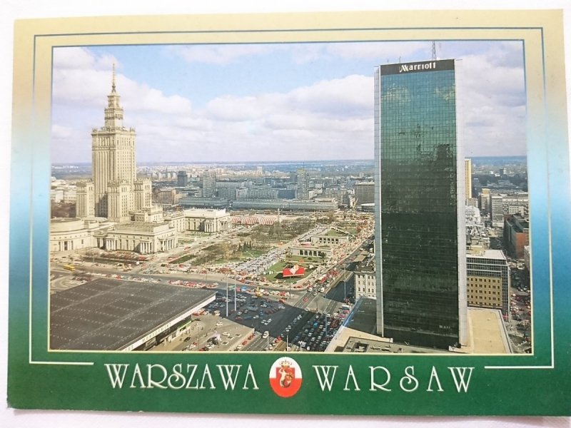 WARSZAWA. CENTRUM MIASTA - PAŁAC KULTURY I NAUKI, HOTEL MARRIOTT FOT. Ch. PARMA