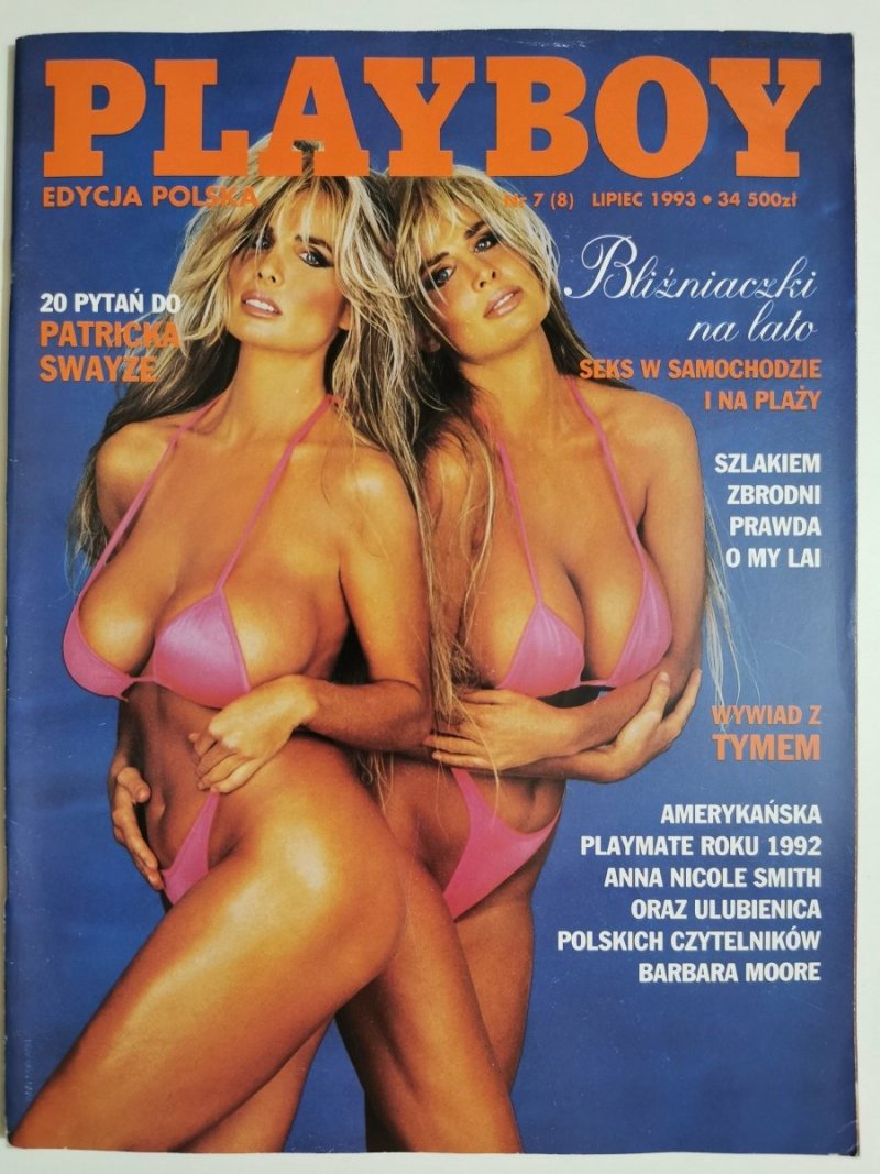PLAYBOY NR 7 (8) LIPIEC 1993 BLIŹNIACZKI NA LATO 
