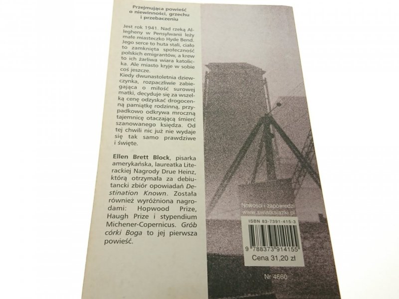 GRÓB CÓRKI BOGA - Ellen Brett Block 2005