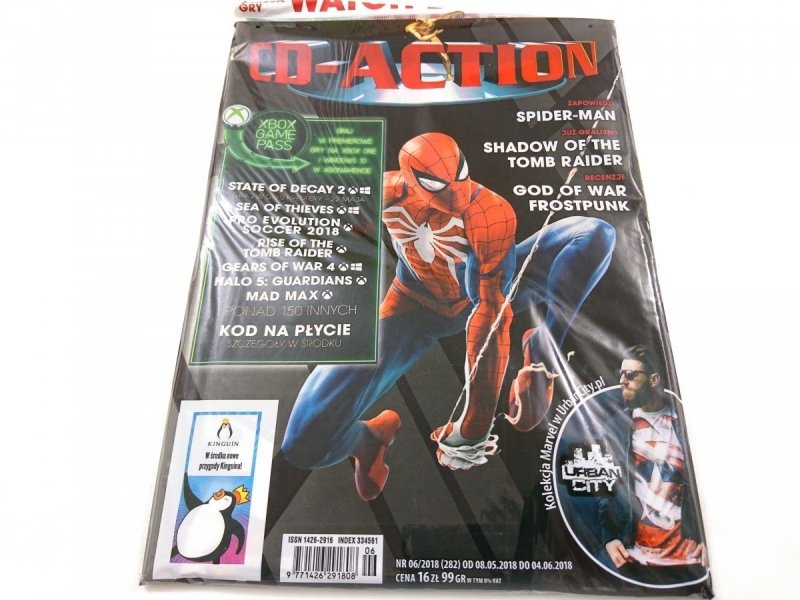 CD-ACTION NR 06/2018 (282) Z PŁYTĄ DVD