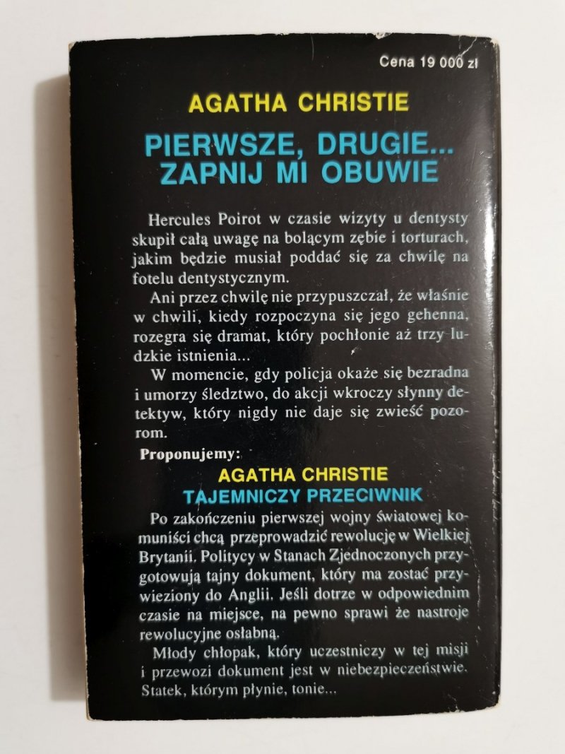 PIERWSZE, DRUGIE... ZAPNIJ MI OBUWIE - Agatha Christie 1992