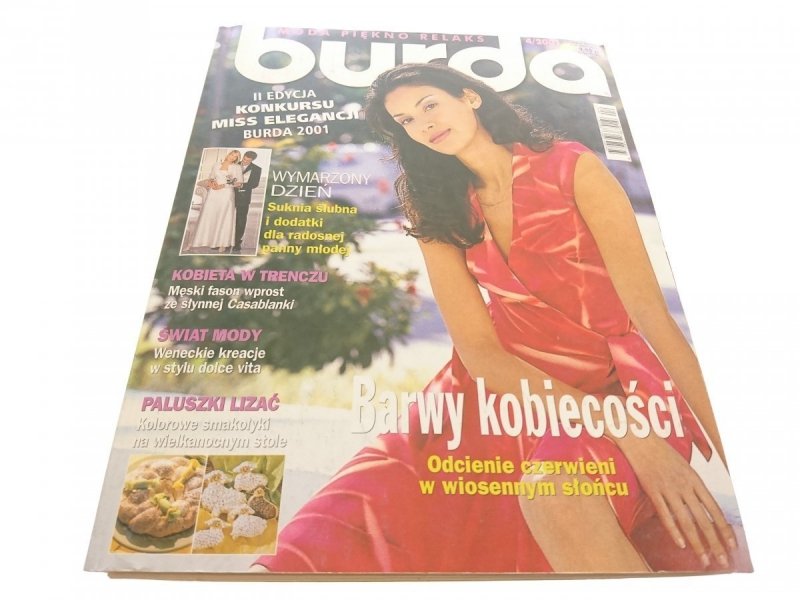 BURDA 4/2001 BARWY KOBIECOŚCI