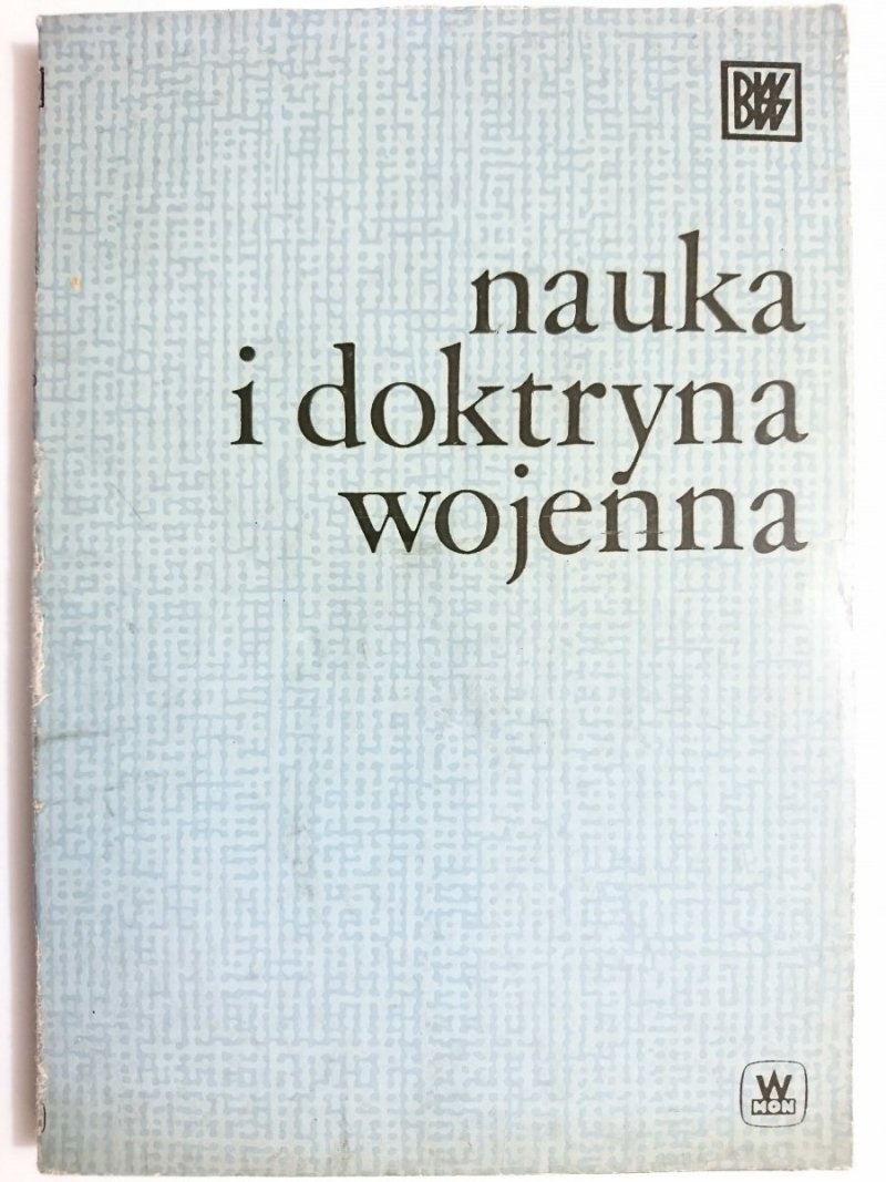 NAUKA I DOKTRYNA WOJENNA - Józef Kamiński 1980