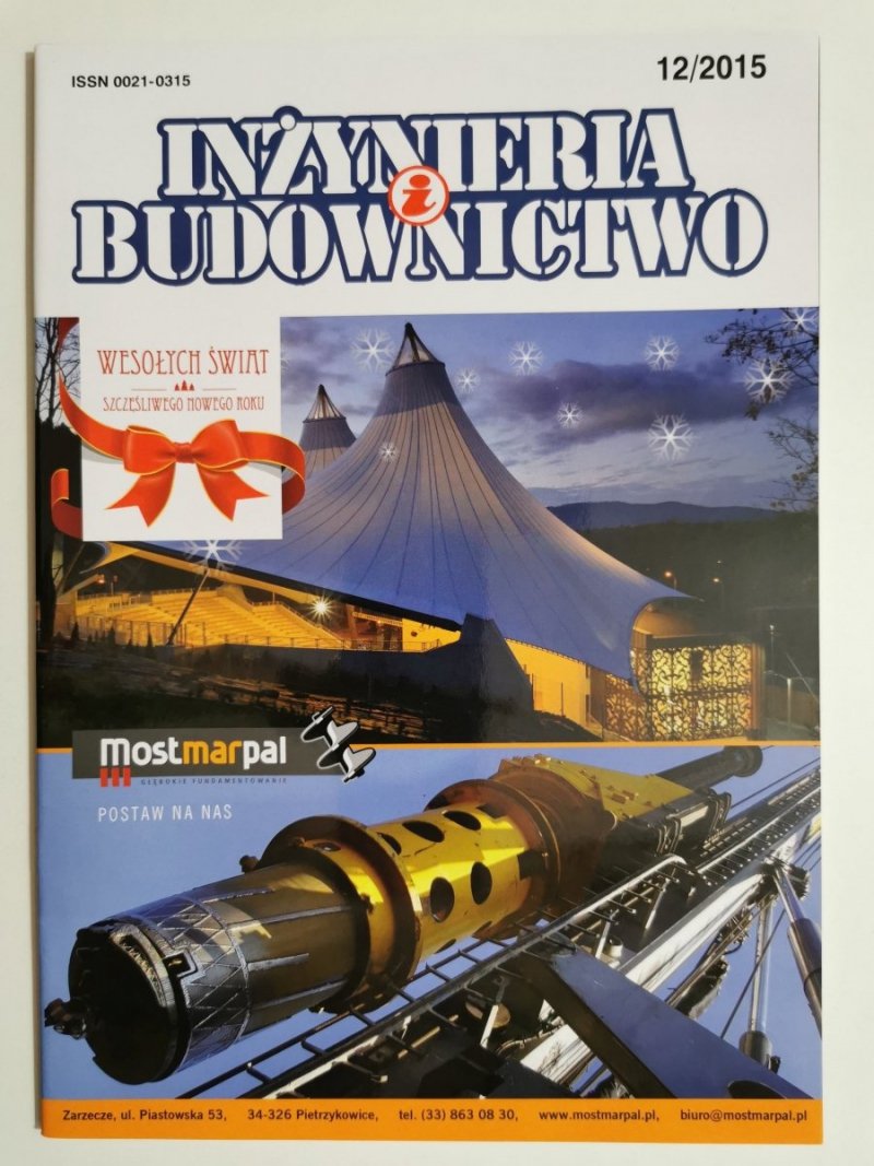 INŻYNIERIA I BUDOWNICTWO NR 12/2015