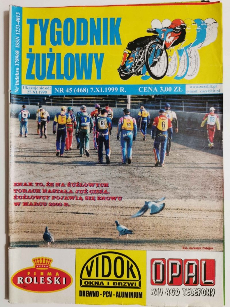 TYGODNIK ŻUŻLOWY NR 45 1999