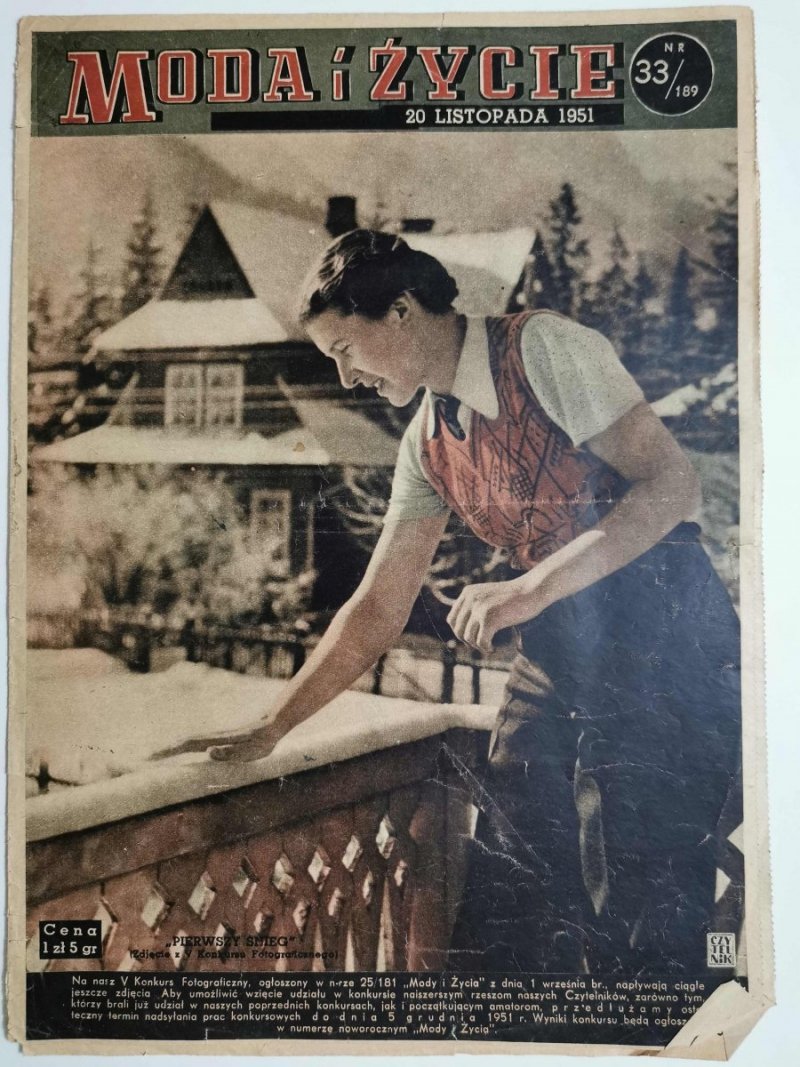 MODA I ŻYCIE NR 33/189 20 LISTOPADA 1951 