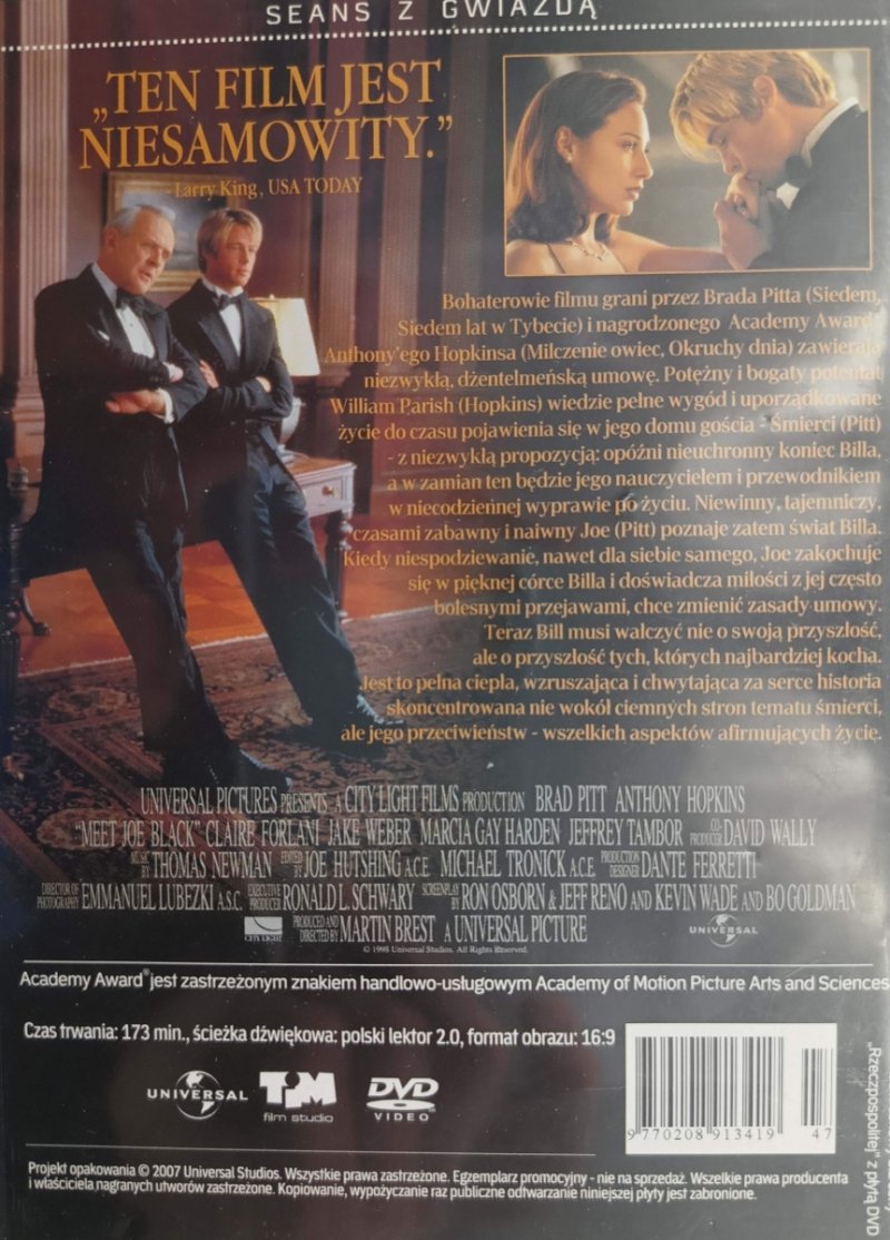 DVD. JOE BLACK - Martin Bresta