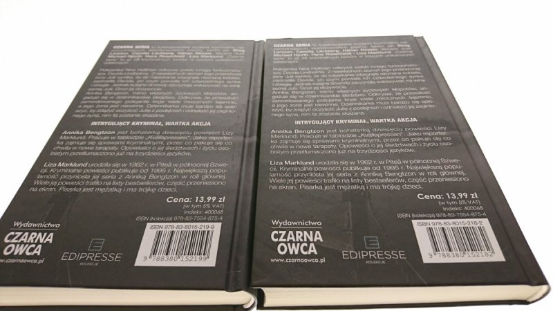 DOŻYWOCIE CZĘŚĆ 1 i 2 - Liza Marklund 2015