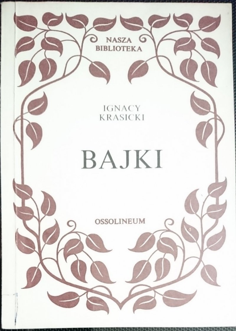 BAJKI - Ignacy Krasicki 1989