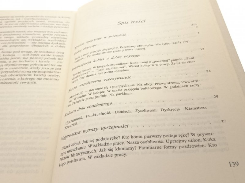 SAVOIR-VIVRE DZISIAJ - Edward Pietkiewicz 1990