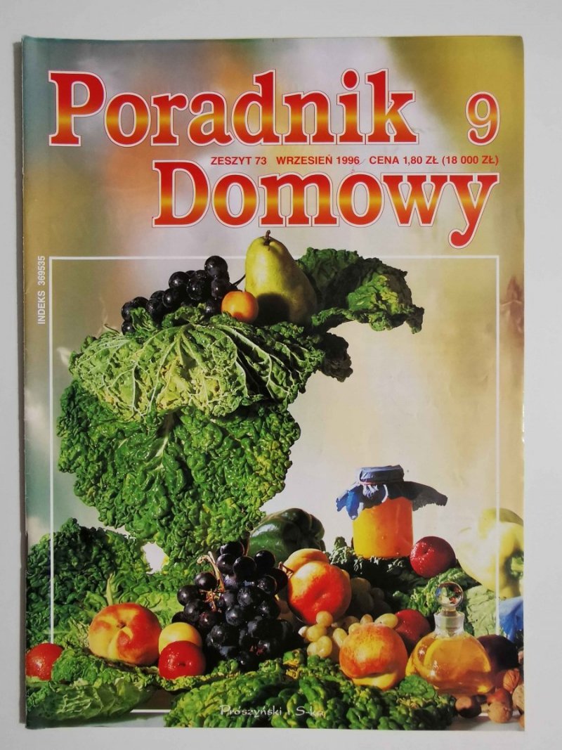 PORADNIK DOMOWY 9 ZESZYT 73 WRZESIEŃ 1996