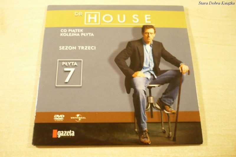 DR HOUSE. SEZON TRZECI PŁYTA 7 ODCINEK 19-21 DVD