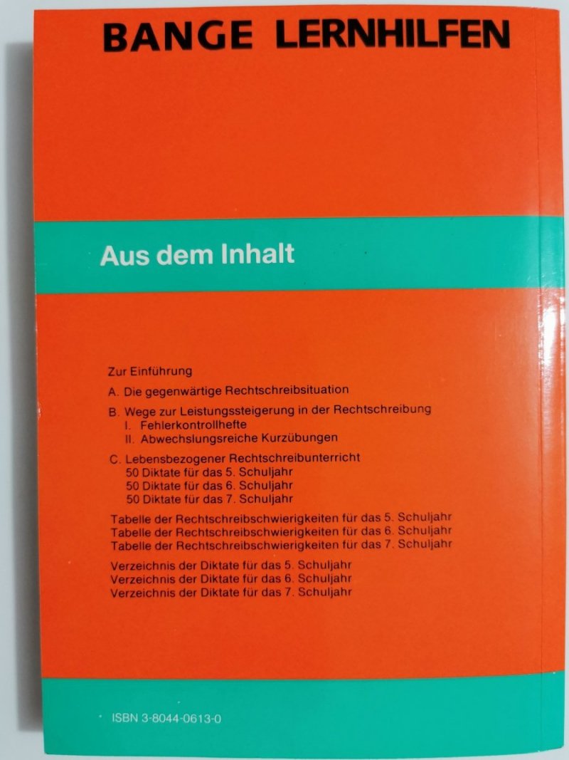 LEBENSNAHE DIKTATE. SEKUNDARSTUFE I  - Klaus Sczyrba 1986