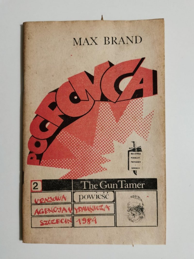 POGROMCA TOM 2 THE GUN TAMER - Max Brand 1984