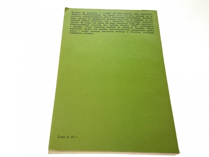 ŻYCIE TRWA CZTERY DNI - Stefan Otwinowski 1977