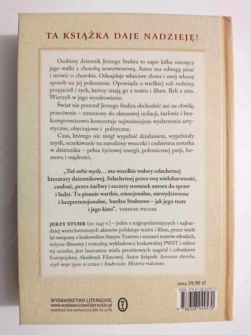 TAK SOBIE MYŚLĘ - Jerzy Stuhr 2012