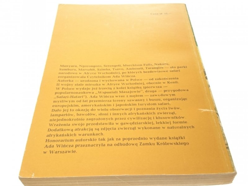 OPOWIEŚCI Z SAWANNY I BUSZU - Ada Wińcza 1981