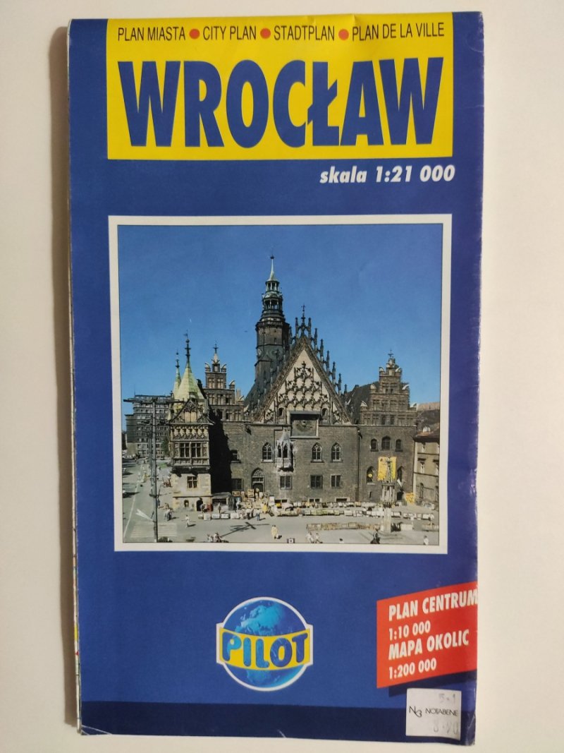 WROCŁAW PLAN MIASTA 2000