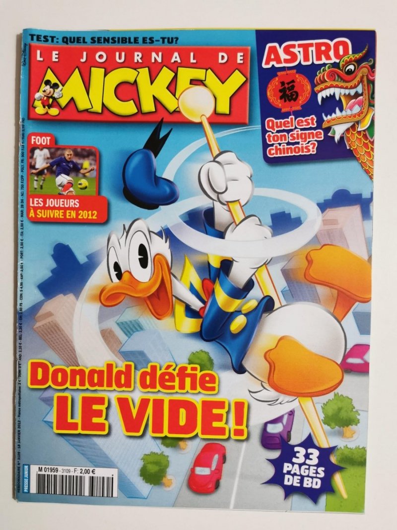 LE JOURNAL DE MICKEY 18 JANVIER 2012