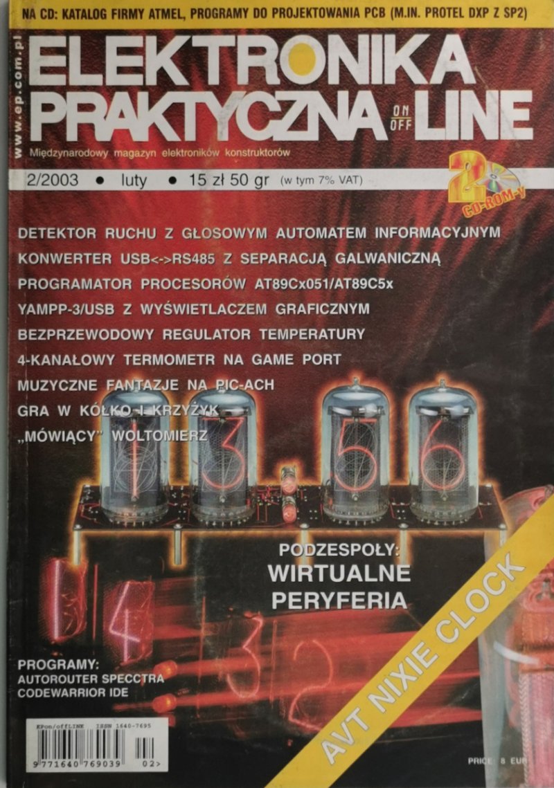 ELEKTRONIKA PRAKTYCZNA 2/2003 + 2CD