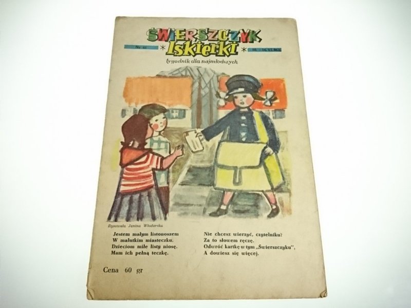 ŚWIERSZCZYK ISKIERKI NR 41 10. - 16.VI.56 r.