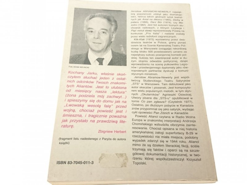 ALIANCI - Jarosław Abramow-Newerly 1990