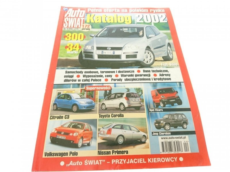 AUTO ŚWIAT NR 4/2001 (17) KATALOG 2002