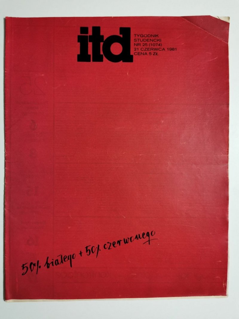 ITD NR 25 (1074) 21 CZERWCA 1981